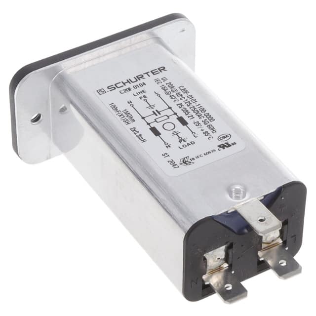 C20F.0104 SCHURTER Inc.  Moduli di ingresso alimentazione (PEM)